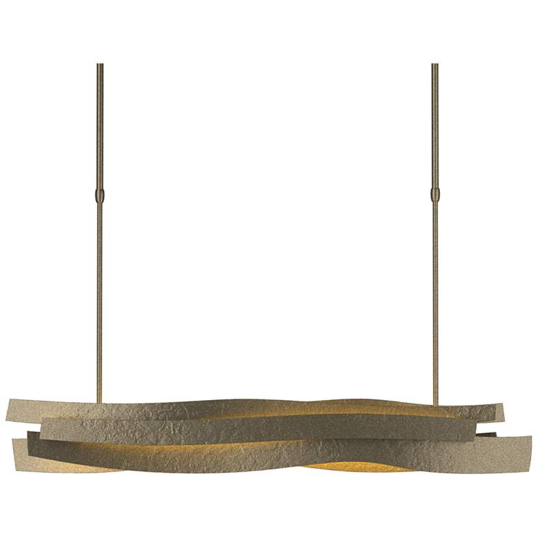 Image 1 Landscape LED Pendant - Soft Gold Finish - Standard Height