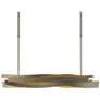 Landscape LED Pendant  - Soft Gold Finish - Standard Height