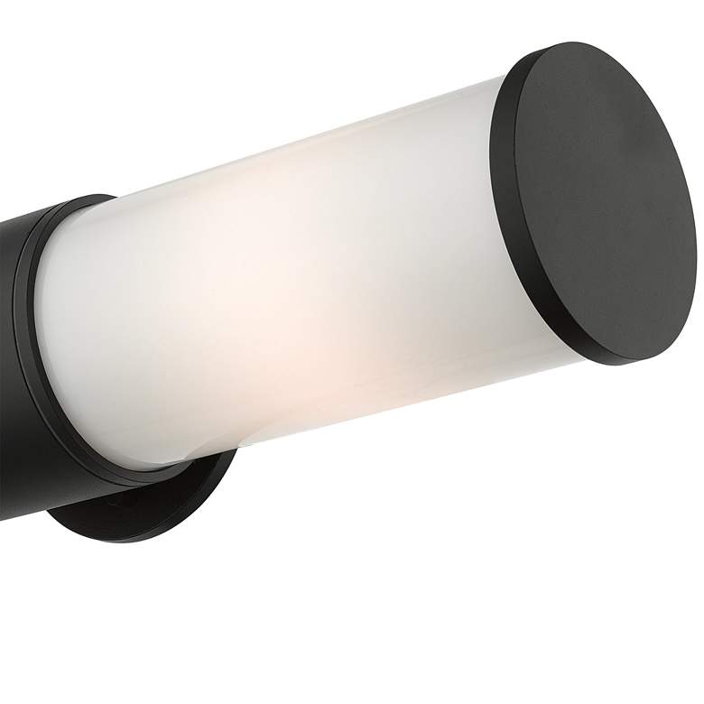 Image 3 Landsdale 20 1/4"H Black 2-Light Lantern Outdoor Wall Light more views