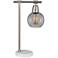 Landsdown 18" High Brushed Steel Accent Table Lamp