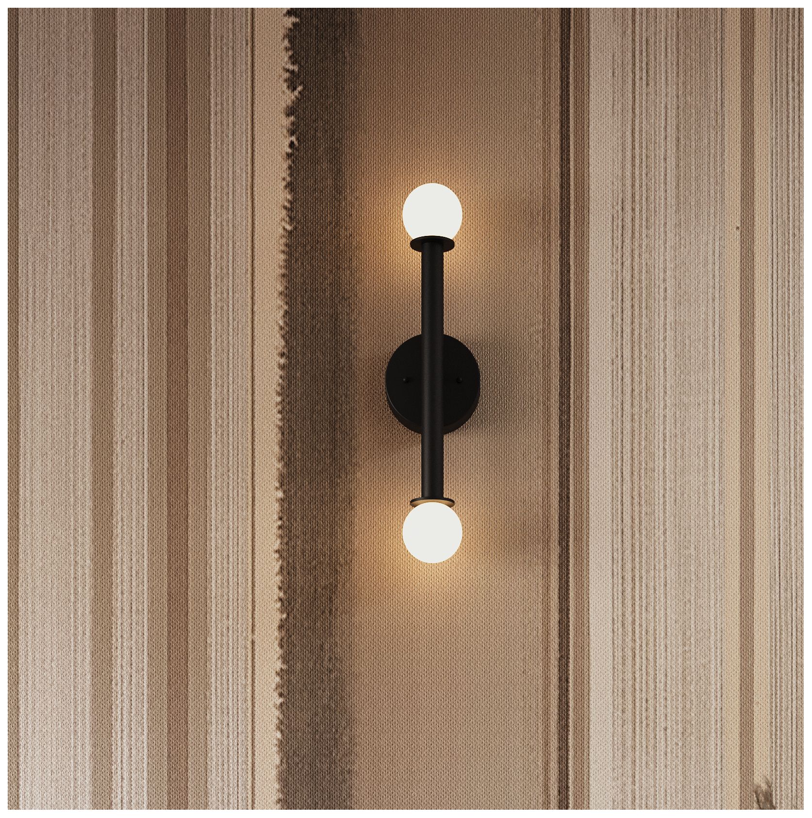 Image 5 Lane 20" High 2-Light Black LED Sconce more views