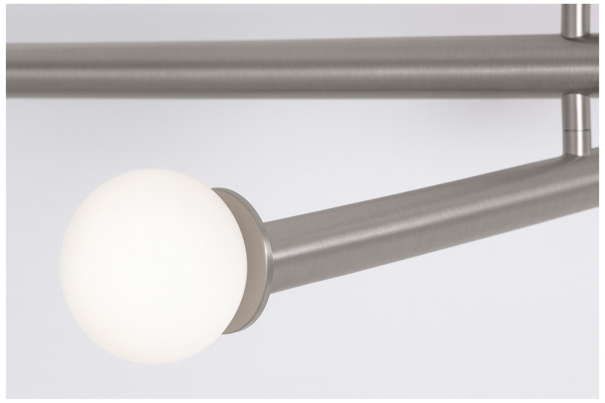 Image 4 Lane 36" Wide 4-Light Satin Nickel LED Pendant more views