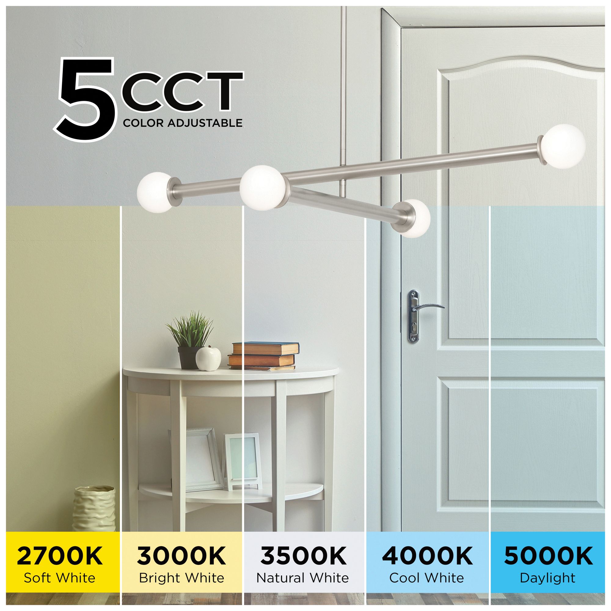 Image 6 Lane 36" Wide 4-Light Satin Nickel LED Pendant more views