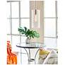 Lane 7" Wide Polished Nickel Mini Pendant with Clear Glass