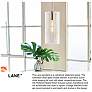 Lane 7" Wide Polished Nickel Mini Pendant with Clear Glass