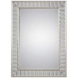 Image2 of Lanester Silver Leaf 36" x 48" Rectangular Wall Mirror