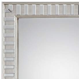 Image3 of Lanester Silver Leaf 36" x 48" Rectangular Wall Mirror more views