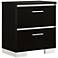 Lanesville 23 1/4" Wide Black Wood Nightstand with USB Port