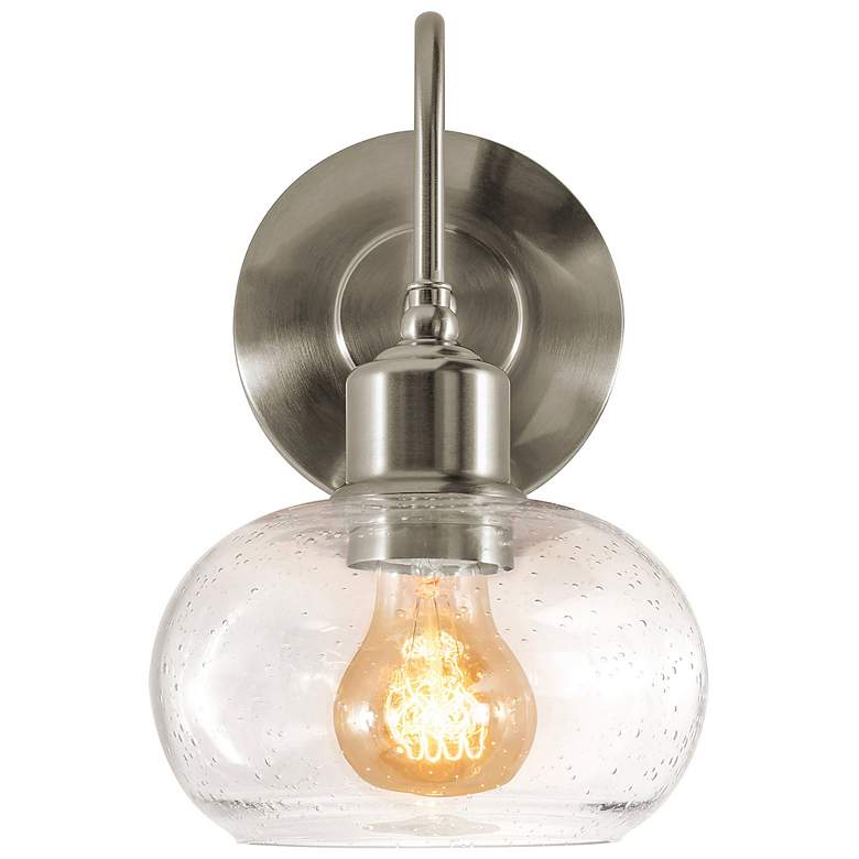Image 2 Laney 10.2" Satin Nickel Sconce more views