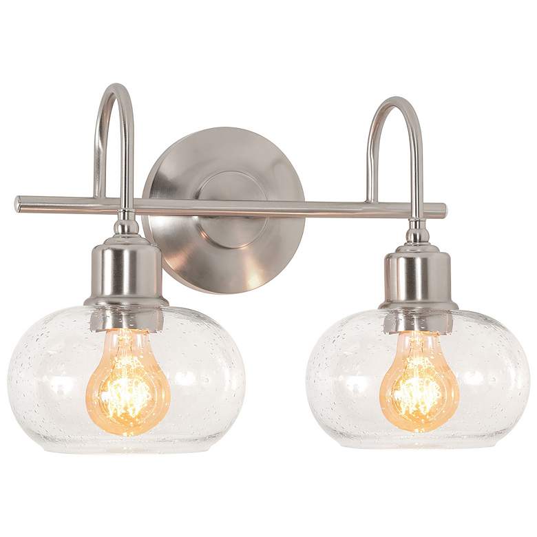 Image 1 Laney 15.3" Satin Nickel Bath Light