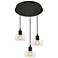 Laney 19 3/4" Wide Black Multi-Light Pendant