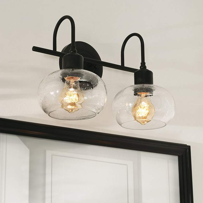 Image 1 Laney 24" Black Bath Light