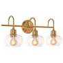 1_Laney 24" Wide Vintage Gold 3-Light Bath Light
