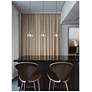 4_Laney 36" 3 Light Linear Black Pendant more views