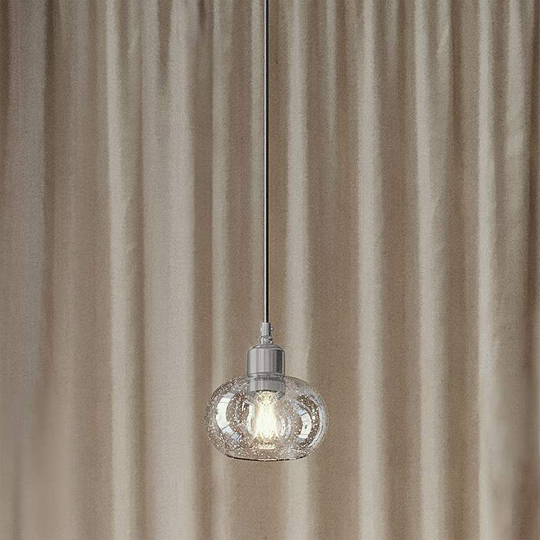 Image 2 Laney 6.6" Satin Nickel Pendant