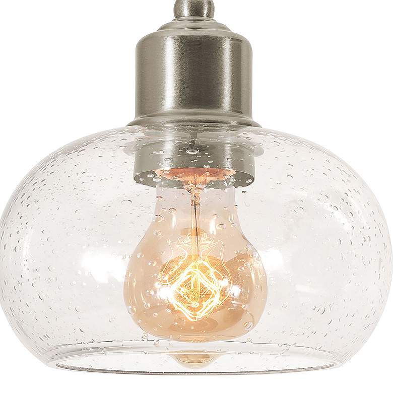 Image 4 Laney 6.6" Satin Nickel Pendant more views