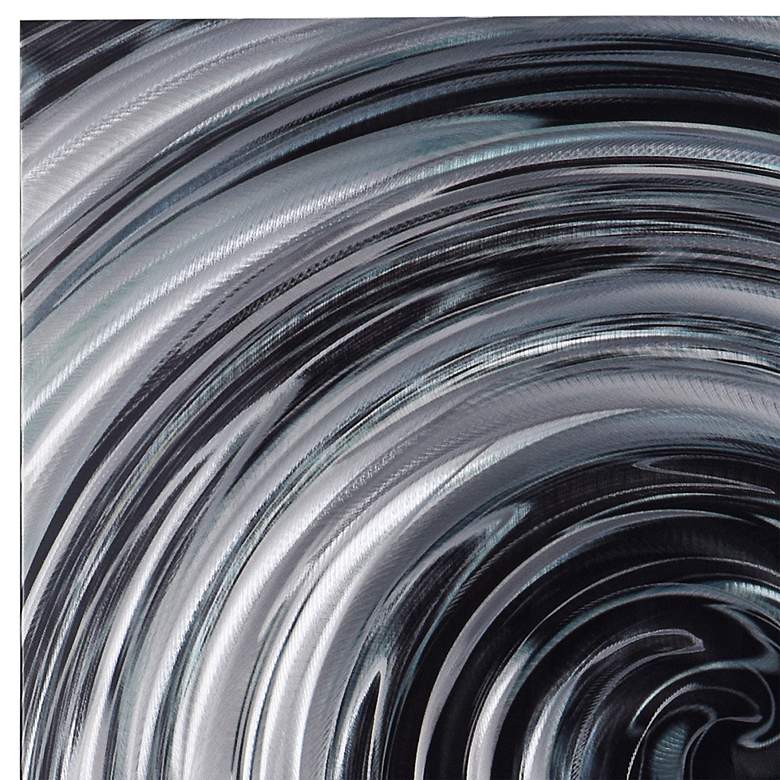 Image 2 Laney Swirl Circle 39" Square Frameless Wall Art more views
