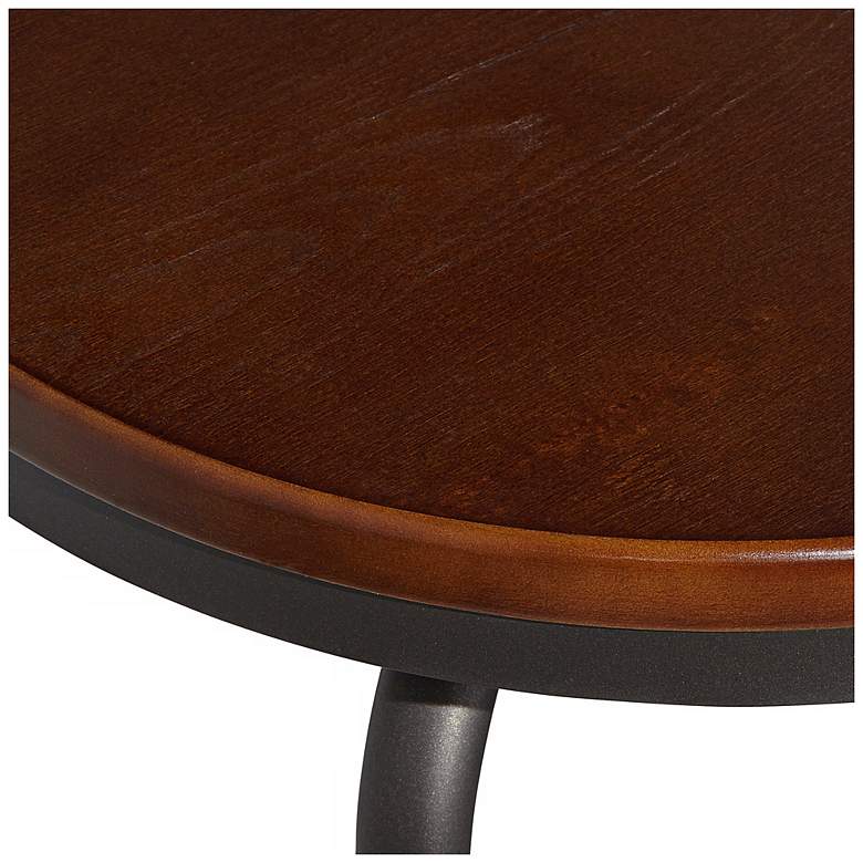 Image 4 Langdon 24 1/4" Glitter Bronze Swivel Counter Stools Set of 2 more views