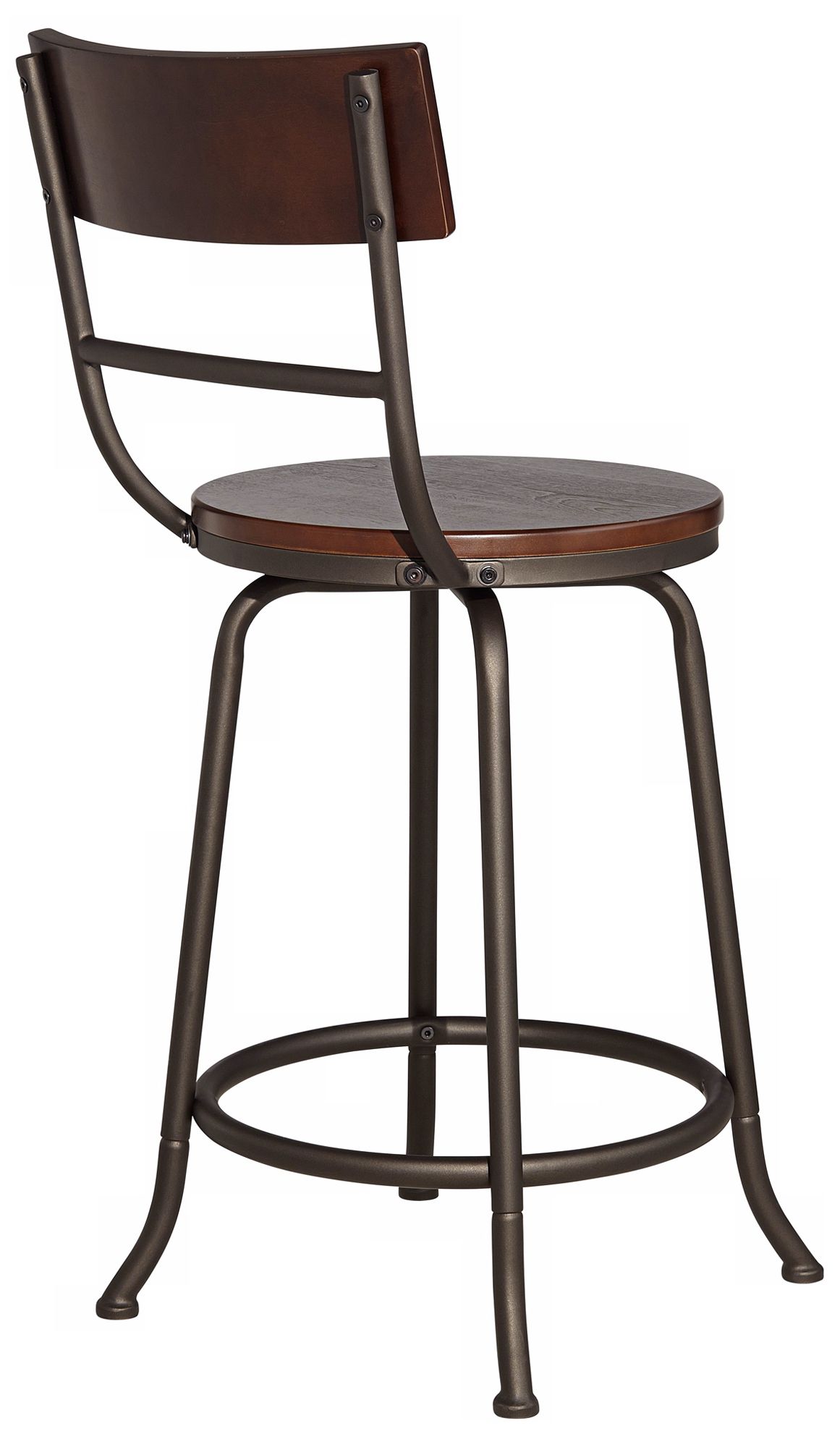 Image 6 Langdon 24 1/4" Glitter Bronze Swivel Counter Stools Set of 2 more views