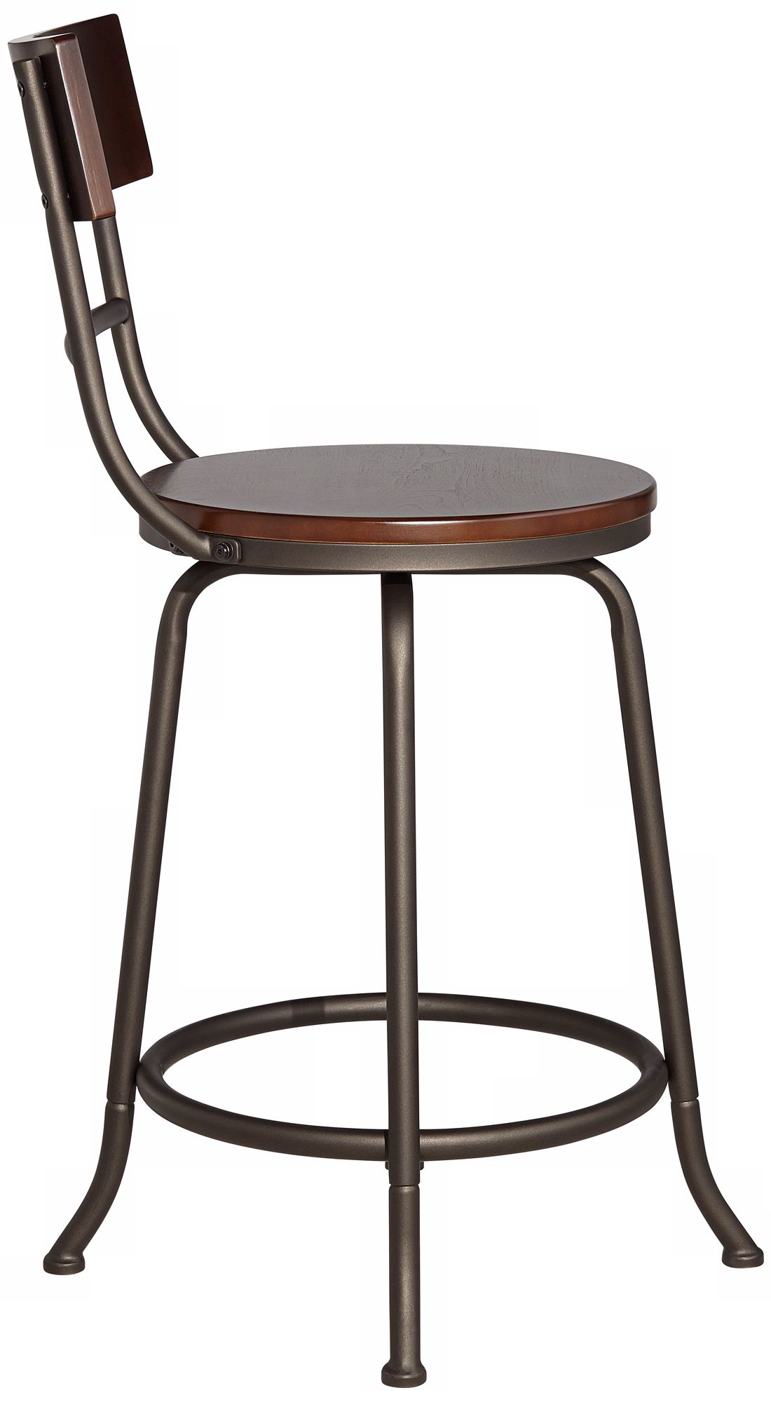 Langdon 24 1/4" Glitter Bronze Swivel Counter Stools Set of 2 in scene