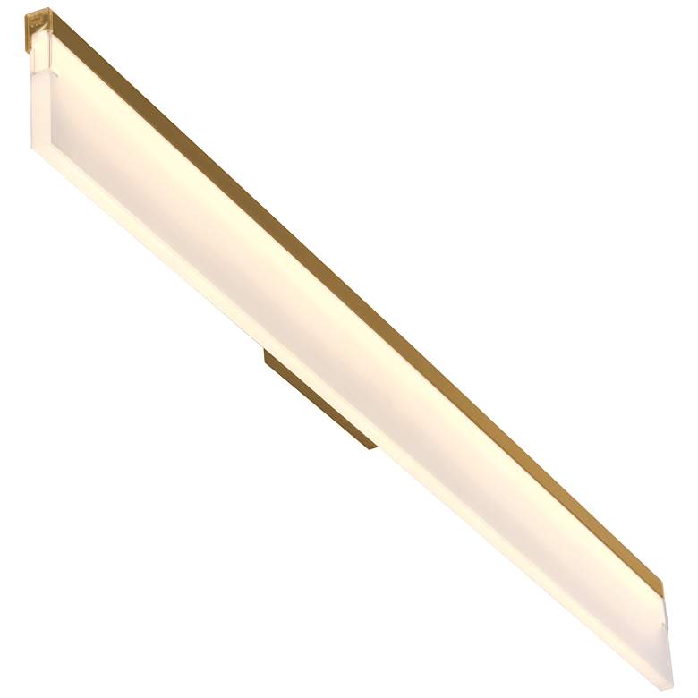 Image 1 Lange 35.4 inch Antique Brass Wall Mount