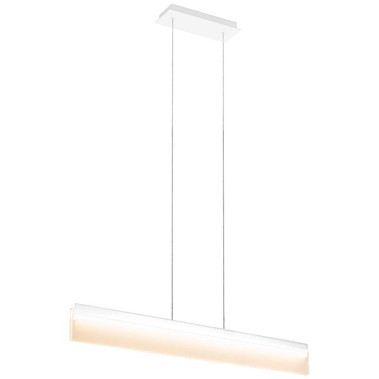 Image 1 Lange 35.4 inch Matte White Pendant