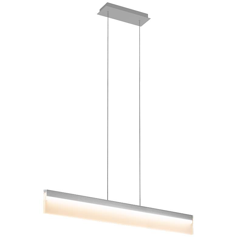 Image 1 Lange 35.4 inch Satin Aluminum Pendant