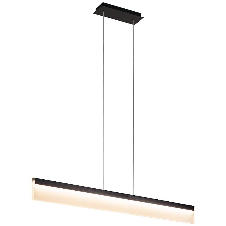 Image 1 Lange 47.2" Brushed Black Pendant