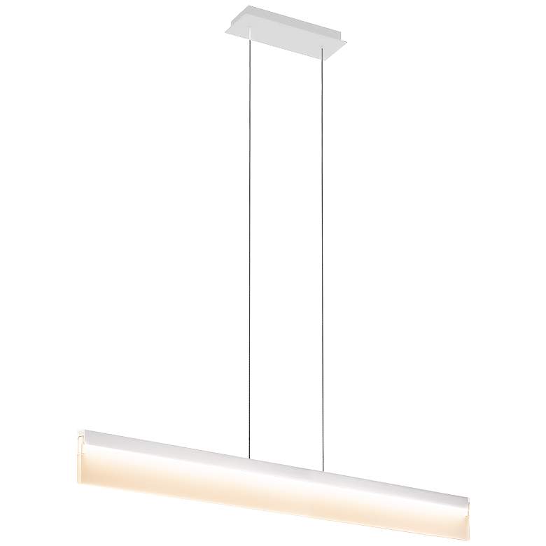 Image 1 Lange 47.2" Matte White Pendant