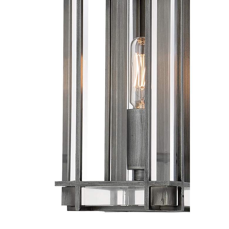 Image 2 Langen Square 5" Wide Antique Nickel Wall Light more views