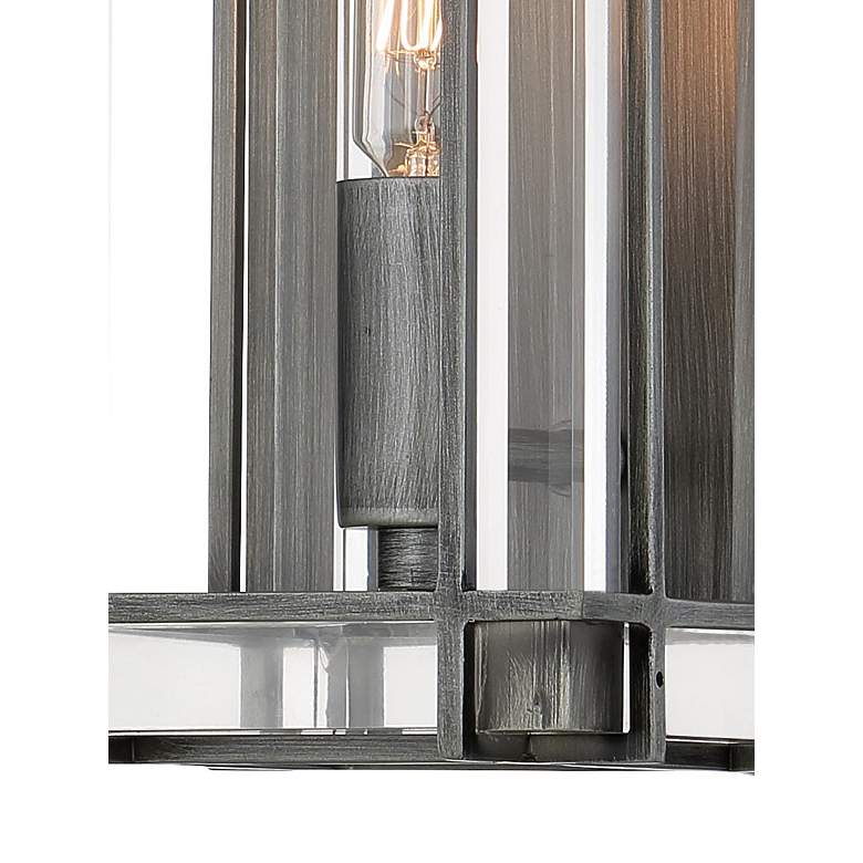 Image 3 Langen Square 5" Wide Antique Nickel Wall Light more views