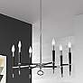 1_Langford 24" Wide 6 Light Polished Chrome Chandelier