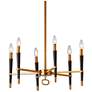 2_Langford 24" Wide 6 Light Vintage Bronze Chandelier