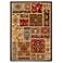 Langham Collection Cottage Beige and Brown Area Rug