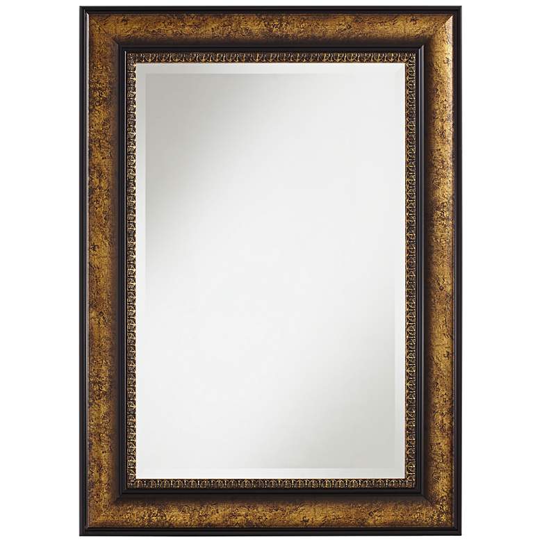 Image 1 Langland Antique Gold 29 1/2 inch x 39 1/2 inch Wall Mirror