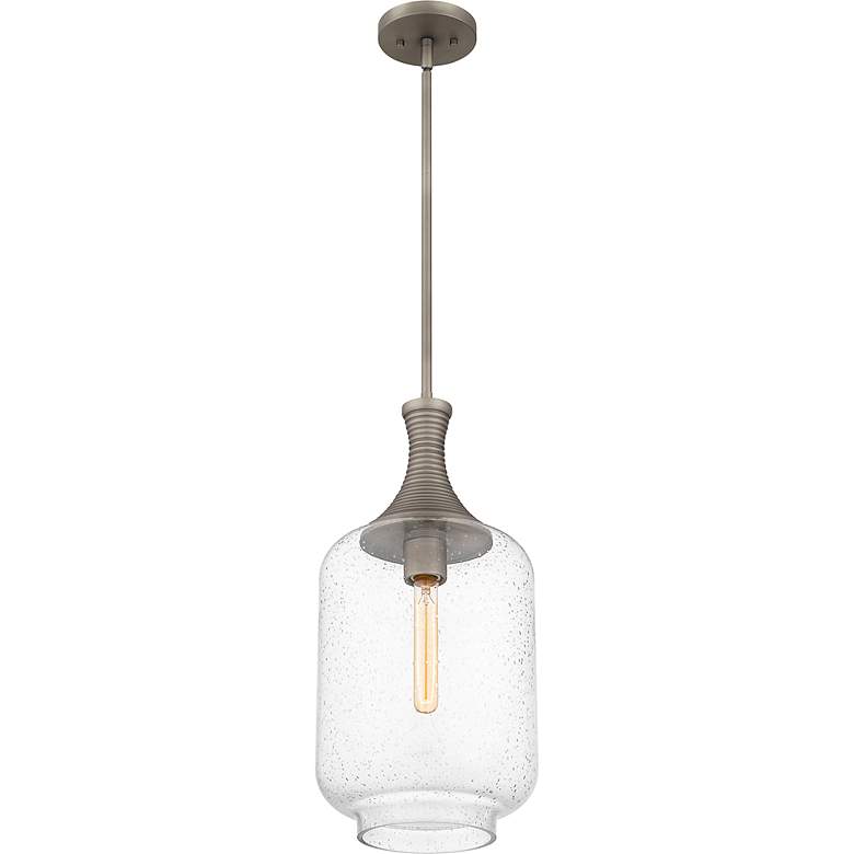 Image 6 Langley 1-Light Antique Nickel Mini Pendant more views