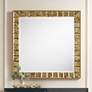 1_Lanham 31 1/2" x 31 1/2" Square Antique Gold Wall Mirror