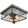 Lankford 10" Wide 2-Light Outdoor Flush Mount - Oil Rubbed Bronze