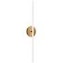 1_Lanky 27.88"H x 4.5"W 1-Light Bath Vanity & Wall Light in Aged Brass