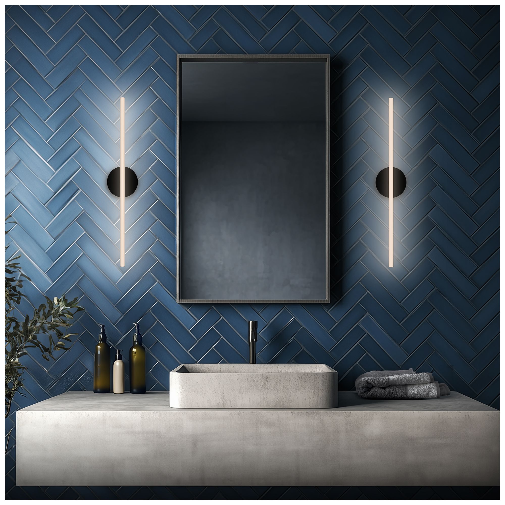 Image 4 Lanky 27.88"H x 4.5"W 1-Light Bath Vanity & Wall Light in Age more views