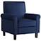 Lansbury II Navy Velvet Accent Chair