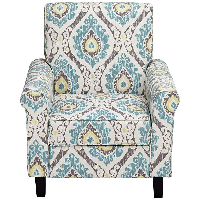 Image 5 Lansbury Multi-Color Ikat Print Fabric Accent Chair more views
