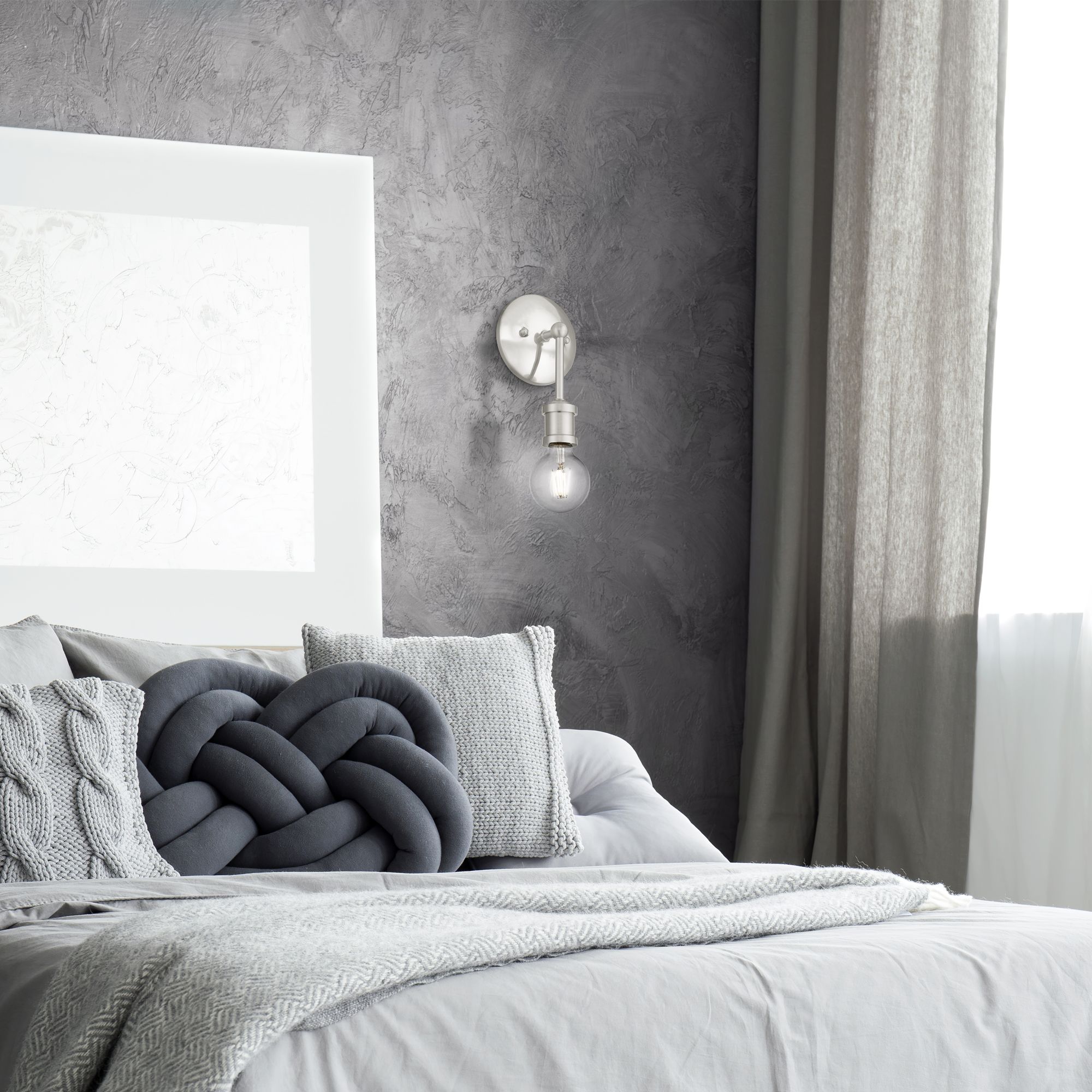 Lansdale 1 Light ADA Brushed Nickel Vanity Sconce