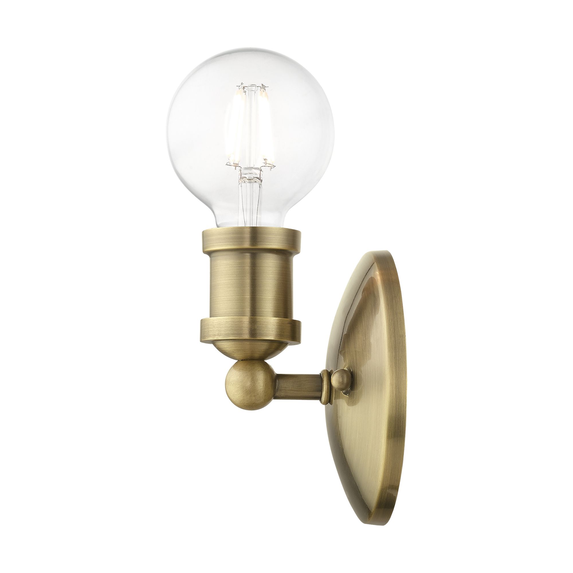 Lansdale 1 Light Antique Brass ADA Single Sconce