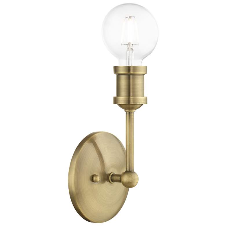 Image 1 Lansdale 1 Light Antique Brass ADA Vanity Sconce