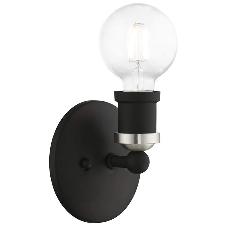 Image 1 Lansdale 1 Light Black ADA Single Sconce