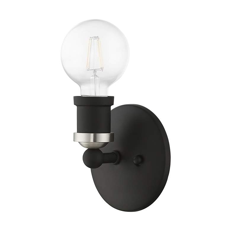 Image 3 Lansdale 1 Light Black ADA Single Sconce more views