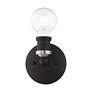 4_Lansdale 1 Light Black ADA Single Sconce more views