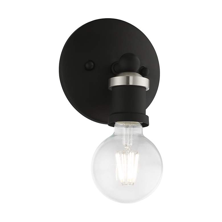 Image 5 Lansdale 1 Light Black ADA Single Sconce more views