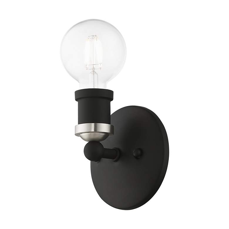 Image 6 Lansdale 1 Light Black ADA Single Sconce more views